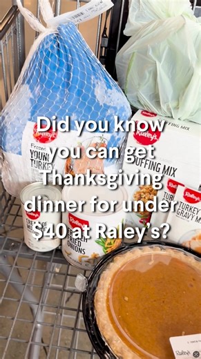 3.6K views · 44 reactions | Your Thanksgiving just got easier and more affordable! 旅✨ Get a complete Thanksgiving dinner for under $40 — that’s a feast for 8–10 for less than $5 per person! Shop all your holiday essentials at raleys.com/holiday | Raley's | Facebook