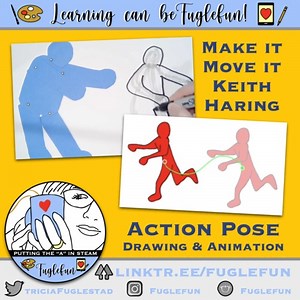 Keith Haring Inspired Drawing and Animation using Do Ink Animation App