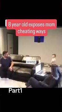 Later, she will make this child feel guilty for their dad leaving them