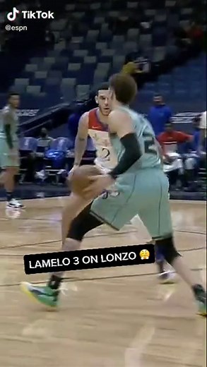 LaMelo Ball's Epic Step-Back Three Over Lonzo with Celebration