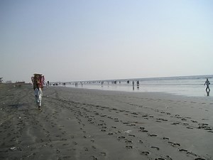 Clifton Beach in Karachi, Pakistan