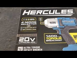 Review of the Hercules Ultra Torque 1/2" Impact Wrench at Harbor Freight