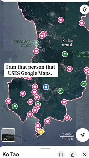 Exploring Thailand with Google Maps: A Backpacker's Journey