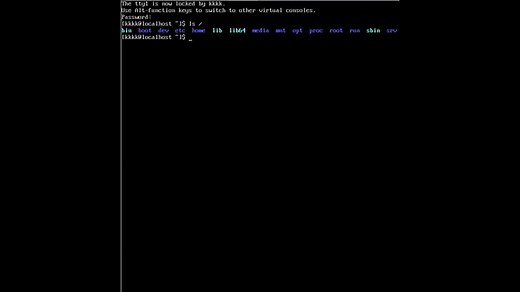 字符界面下root和普通用户的登入退出