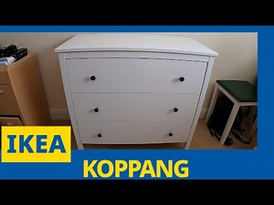 Ikea KOPPANG Chest of 3 drawers Assembly and Unboxing Step by Step #ikea #howtomake #unboxing