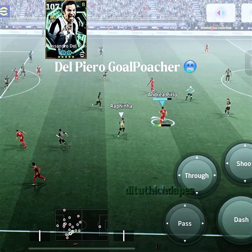 New Del Piero 😱🥶 #efootball #efootballmobile #football #pes #fifa #dituthichdapes