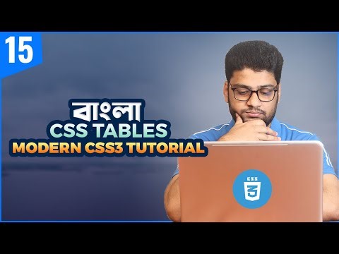 CSS Table | CSS3 Tutorial For Beginners | Part 15