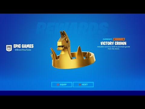 HOW TO GET VICTORY CROWN IN FORTNITE!