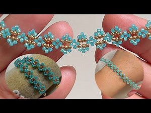 BEADS JEWELRY// How to make a Bracelet using Seed Beads