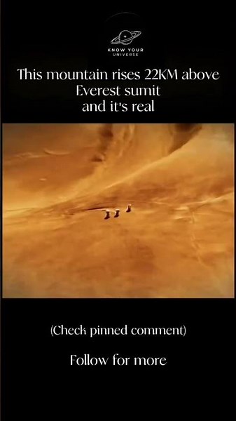 Olympus Mons Is So Massive It Shouldn't Exist 🤯⛰️ #space