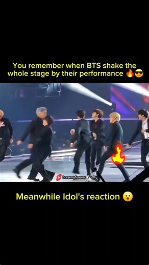 thv_girl3 | Idols Reaction when BTS shake the whole stage by their performance 🔥🤯 | Instagram