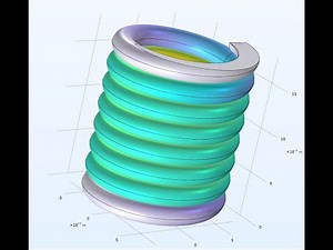 Spring Design Lecture 3 Comparing FEA and Castigliano's theorem for spring stiff
