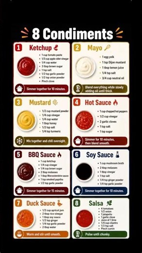 8 Easy Homemade Condiments That Instantly Upgrade Any Meal