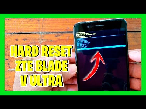 🥇 Hard reset ZTE Blade V Ultra [Restaurar de fábrica]