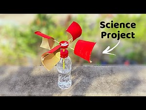 Easy Science Project | DIY Simple Anemometer | School Project