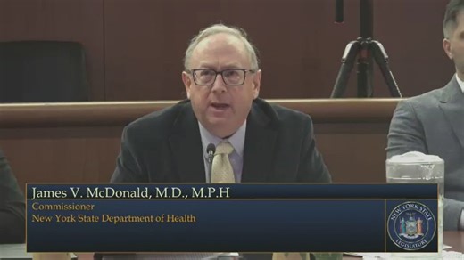NYS legislative hearing on funding for healthcare