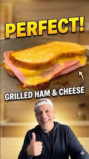 The Best Grilled Ham and Cheese You'll Ever Eat #foodie #cooking