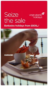 1.2K views | Unwind island-style ️ Barbados is calling. Book now for rum punches & reef dips for less. Sale ends 30th Sep*. T&Cs apply. | Virgin Atlantic | Facebook