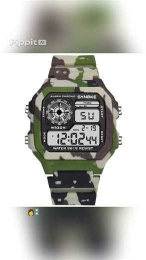 Men’s Digital Sports Waterproof Watch