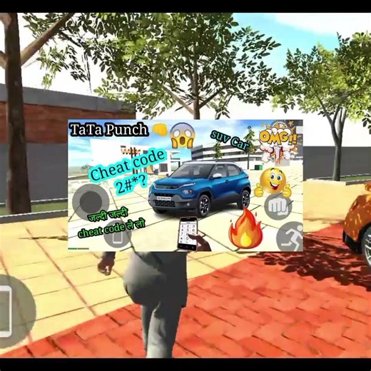 Secret cheat code of punch car in indian bike driving 3d game #ytshorts #indianbikedriving3d #shorts