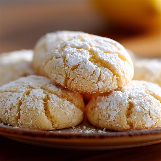 Best Recipe for Lemon Crinkle Cookies | Soft & Chewy Lemon Cookie | Ebook | Download - Etsy