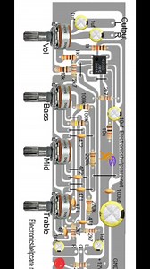 Audio equalizer and amplifier circuit diagram Check comment👇 #foryouシ #electronics #basic #BMW #electrical #project #technology #PCB #diagram #amplifier #basstone #sound #soundsystem | Electrical and electronics engineering-EEE