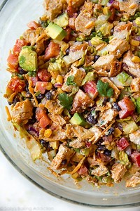 Southwestern Chopped Chicken Salad - Sally's Baking