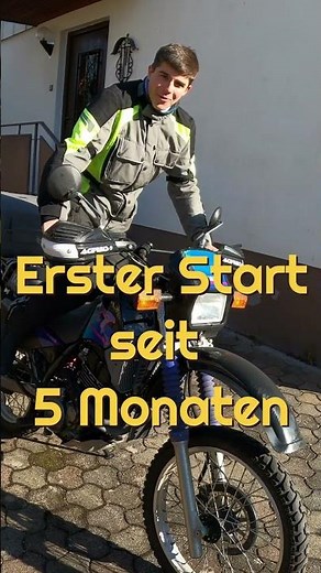 Yamaha XT 350 first Start in 5 MONTHS | Daimler Bernd