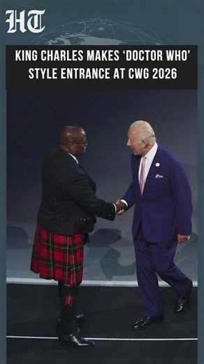 King Charles Steps Out of Doctor Who’s TARDIS at Commonwealth Games | CWG 2026 #shorts