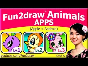 Great for Holidays ❤ Fun2draw Animals Apps for Apple + Android + FREE Gift Drawing | Learn from Home