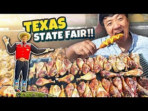 10 BEST & STRANGEST "Deep Fried" Eats at the Texas State Fair! 100 Foods to Eat Before You Die #60