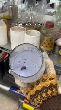 Thrift Store Repurpose DIY: Soy Candle (Step-by-Step) #diy