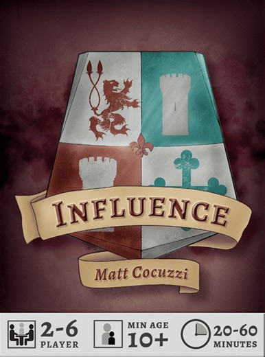 Kickstarter launch of semi-abstract game, Influence | Influence