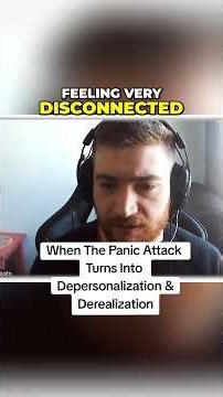 When The Panic Attack Turns Into Depersonalization & Derealization 🪟 #DPDR #Derealization