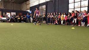 5.4K views · 110 reactions | Field (barehanded), shuffle, shuffle, throw. . Why? . Practice soft hands & efficient transfer without a glove. . Get your feet set & balanced with first shuffle. Maintain your line to your target with 2nd shuffle. . Release your back foot after throwing for a healthy . ** This is a drill. ✌shuffles are NOT needed by fielders in a game. Drill is meant to exaggerate the direction you create with your feet ** | Defense Lessons by Morgan Stuart | Facebook