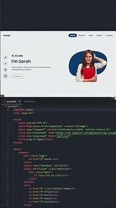 create Resume page using html css #coding #programming #css #html #tags #ytshorts #reaction #codeart