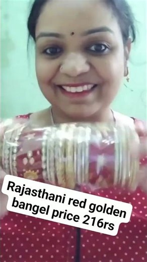 rajasthani red golden bangel #ethix #insurgentbran\rhttps://www.meesho.com/s/p/9hbevp?utm_source=s_cc