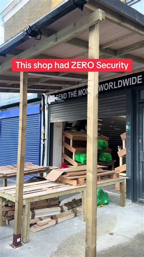 This shop went from ZERO security to 24/7 protection in one install. 📹🔒 Would you feel safe without CCTV? #cctvinstallation#securitycameras