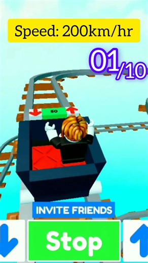 Unlimited Speed Cart Ride - Roblox #roblox #robloxgames #cartrideroblox