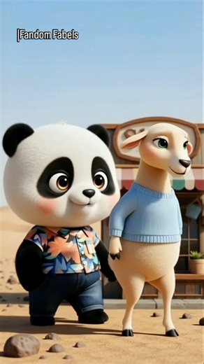 A beautiful story of panda selling sweater to sheep #shorts