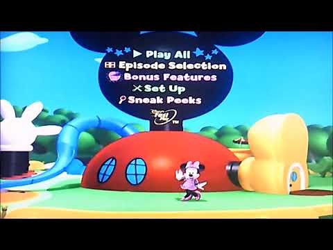 DVD Menu Walkthrough to Mickey Mouse Clubhouse Mickey and Pluto to the Rescue