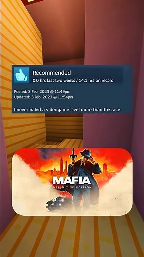 Reviews of MAFIA DEFINITIVE EDITION in steam