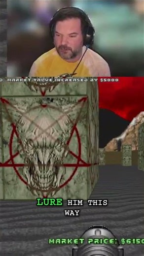 Luring the Cyberdemon: Can This Game Level Be Beat? #shorts