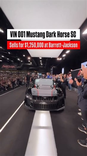Gullo Ford of Conroe on Instagram: "This special VIN 001 2026 Ford Mustang Dark Horse SC Track Pack just crossed the block for $1,250,000, with 100% of the hammer price benefiting Breakthrough T1D and it’s mission to accelerate life-changing breakthroughs to cure, prevent and treat type 1 diabetes and its complications. @ford Order your Ford Mustang Dark Horse SC at Gullo Ford of Conroe"