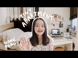 hong kong apartment tour 💸🧺 | $950 tiny studio in hong kong