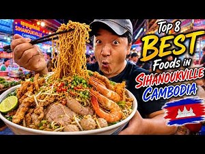 ULTIMATE BREAKFAST NOODLES! Top 8 BEST Local Foods in Sihanoukville Cambodia