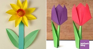 Χειροτεχνίες για παιδιά: Φτιάξτε ανοιξιάτικες κατασκευές με απλά υλικά