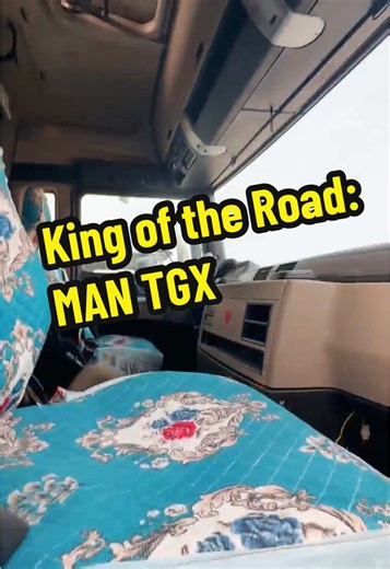 German engineering for peak efficiency. The MAN TGX is built for the long haul. · Powerful Heart: Multiple HP options (480-640), balancing strength and fuel savings. · Smart & Easy: TipMatic automatic transmission for relaxed, economical driving. · Home on the Road: High-roof cab with spacious, comfortable living space. · Safety First: Advanced driver assistance systems for peace of mind. #曼恩 #MAN卡车 #牵引车 #高效物流 #卡车生活 #MAN #TruckLife #RoadKing