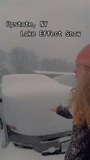 **This video was just on NATIONAL TV!!! NBC NEWS!!!! ** Liverpool, NY Lake Effect Snow Estimated to stop around 7am Wednesday… it’s currently 4:30pm Tuesday… •How much more snow do you think we’ll get? •Fun fact I went to school for Meteorology 🌪️⛈️ I absolutely LOVE Upstate, NY 🌨️☃️ #lakeeffectsnow #winterstorm #winterstorm2025 #liverpoolny #snow