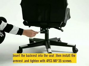 Gaming Chair Ergonomic Office Chair Reclining Computer Chair with Footrest High Back Desk Chair Adjustable Swivel Task Chair Support Gaming Chair for Adults/Men/Women (Black and Red, Footrest)